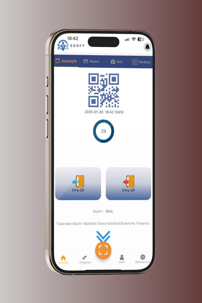 qr kodlu pdks sistemi